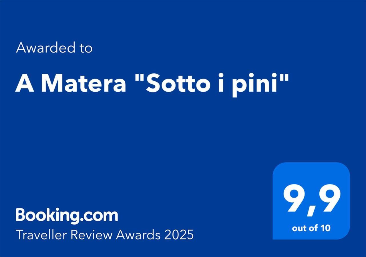 A Matera "Sotto I Pini" Villa Exteriör bild